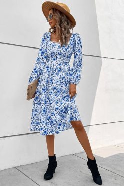 Robe À Fleurs Vintage Champêtre