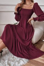 Robe Fluide Champêtre Vintage