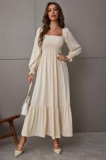 Robe Fluide Champêtre Vintage