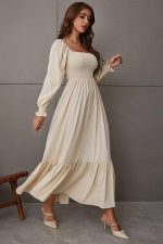 Robe Fluide Champêtre Vintage