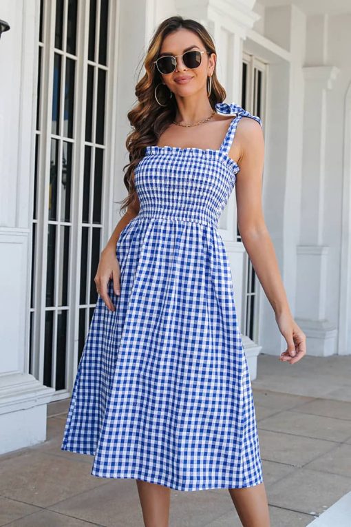 Robe Guinguette Vichy Champêtre