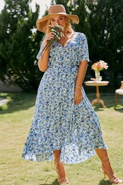 Robe Maxi Champêtre Grande Taille