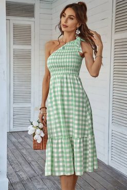 Robe Longue Champêtre Vichy