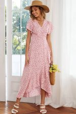 Robe Maxi Femme Champêtre Petite Fleur