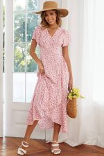 Robe Maxi Femme Champêtre Petite Fleur