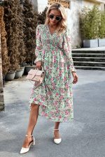 Robe Fleurs Longue Champêtre