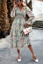 Robe Fleurs Longue Champêtre