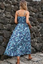 Robe Longue Imprime Champêtre