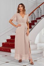 Robe Mariage Champêtre Manche Courte