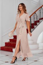 Robe Mariage Champêtre Manche Courte