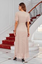 Robe Mariage Champêtre Manche Courte