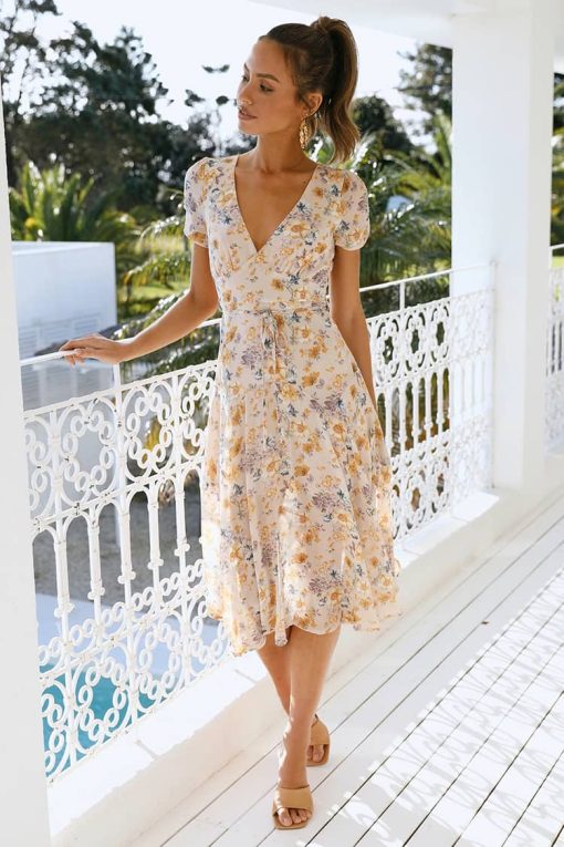 Robe Midi Champêtre