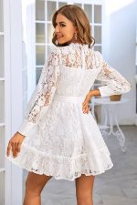 Robe Patineuse Dentelle Champêtre