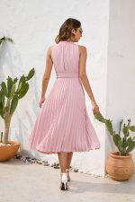 Robe Rose Poudre Mariage Champêtre