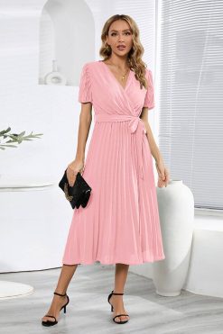 Robe Plissee Champêtre