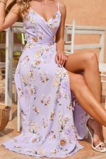 Robe Violette Champêtre
